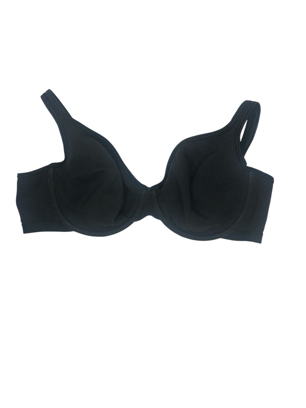 Cacique Cotton Black unlined Demi bra  40D